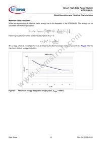 BTS52462LAUMA1 Datasheet Page 12