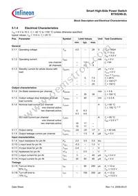 BTS52462LAUMA1 Datasheet Page 13