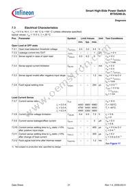 BTS52462LAUMA1 Datasheet Page 21