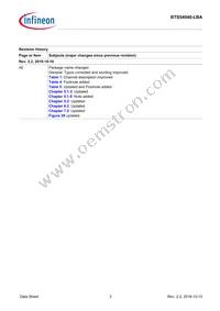BTS54040LBAAUMA1 Datasheet Page 2
