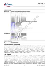 BTS54040LBAAUMA1 Datasheet Page 4