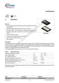 BTS54040LBAAUMA1 Datasheet Page 10