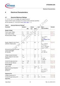 BTS54040LBAAUMA1 Datasheet Page 16