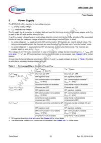 BTS54040LBEAUMA1 Datasheet Page 22