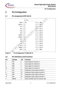 BTS5441G Datasheet Page 7