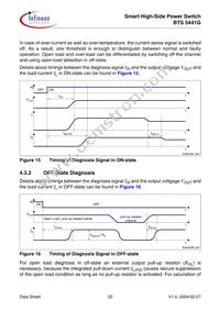 BTS5441G Datasheet Page 22