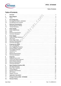BTS5562EAUMA1 Datasheet Page 2