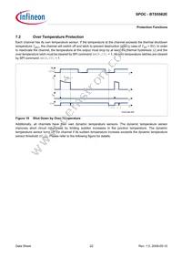 BTS5562EAUMA1 Datasheet Page 22