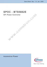 BTS5662EAUMA1 Datasheet Cover