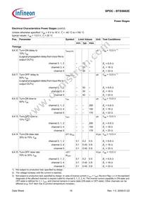 BTS5662EAUMA1 Datasheet Page 19