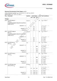 BTS5682EAUMA1 Datasheet Page 19