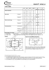 BTS611L1 E3128A Datasheet Page 7