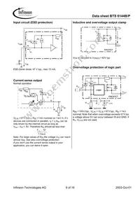 BTS6144B Datasheet Page 9