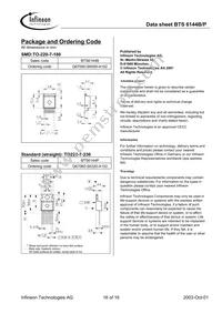 BTS6144B Datasheet Page 16