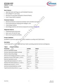 BTS70081EPPXUMA1 Datasheet Page 2