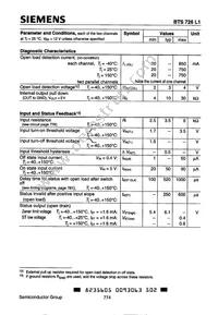 BTS726L1 Datasheet Page 6