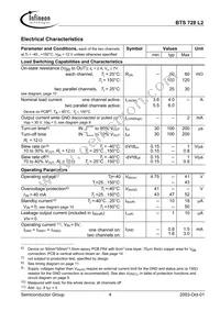 BTS728L2 Datasheet Page 4