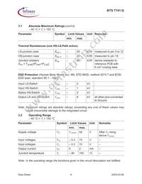 BTS7741GNUMA1 Datasheet Page 8