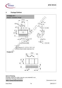 BTS7810KNTMA1 Datasheet Page 16