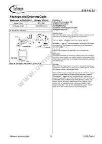 BTS840S2 Datasheet Page 15