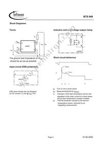 BTS949NKSA1 Datasheet Page 5