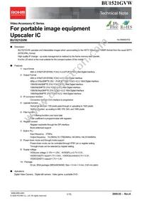 BU1521GVW-E2 Datasheet Cover