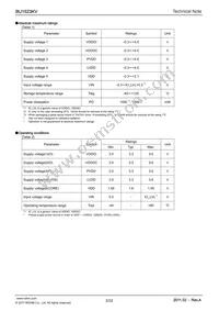 BU1523KV-E2 Datasheet Page 2