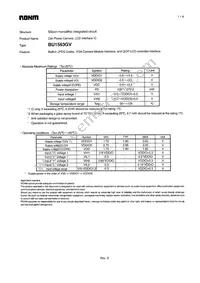 BU1563GV-E2 Datasheet Cover