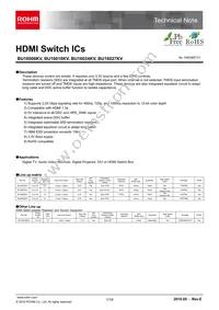 BU16006KV-E2 Datasheet Cover