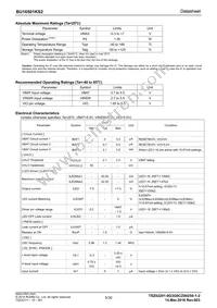 BU16501KS2-E2 Datasheet Page 5