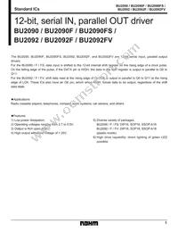 BU2090 Datasheet Cover