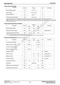 BU21024FV-ME2 Datasheet Page 5