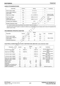 BU21029GUL-E2 Datasheet Page 4