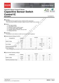 BU21050FS-E2 Datasheet Cover