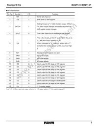 BU2114F-E2 Datasheet Page 3