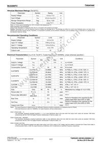 BU2280FV-E2 Datasheet Page 4
