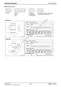 BU2285FV-E2 Datasheet Page 16