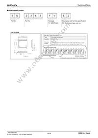 BU2365FV-E2 Datasheet Page 16