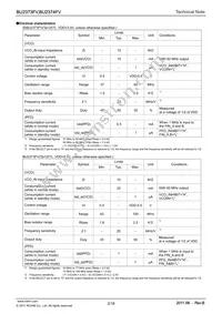 BU2374FV-E2 Datasheet Page 2