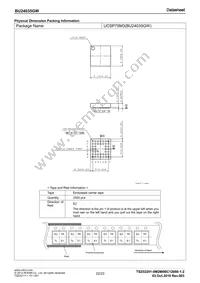 BU24035GW-E2 Datasheet Page 22