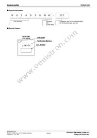 BU24038GW-E2 Datasheet Page 20