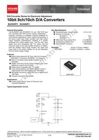 BU2506FV-E2 Datasheet Cover