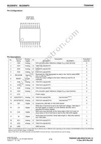 BU2506FV-E2 Datasheet Page 2