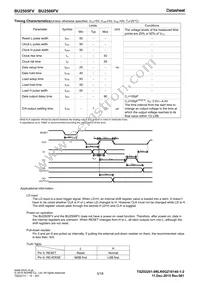 BU2506FV-E2 Datasheet Page 5