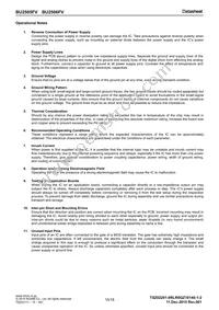 BU2506FV-E2 Datasheet Page 15