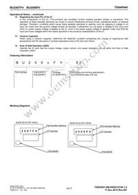 BU2507FV-E2 Datasheet Page 15