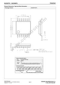 BU2507FV-E2 Datasheet Page 16