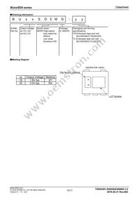 BU33SD5WG-TR Datasheet Page 15