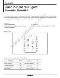 BU4001B Datasheet Cover