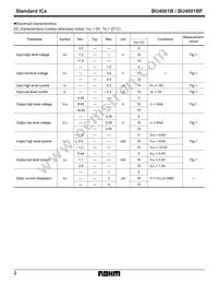 BU4001B Datasheet Page 2